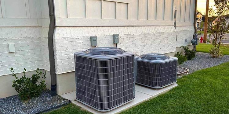 How To Hide Air Conditioner Unit Outside Maintaining Home Aesthetics   Hide Ac Unit 1 750x375 