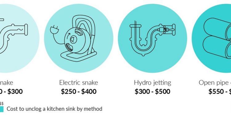 how-much-does-it-cost-to-unclog-a-kitchen-sink-garden